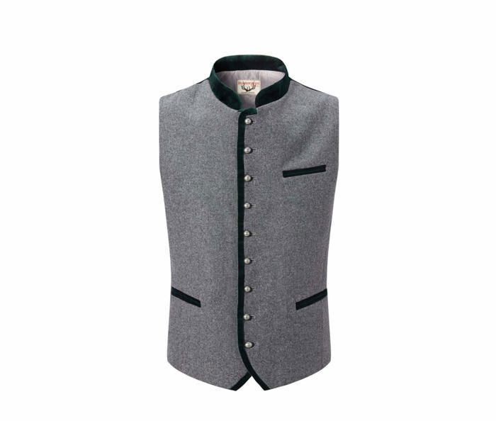 Gilet De Costume Stockerpoint - Weste Alonso-grau-forest - Weste Alonso