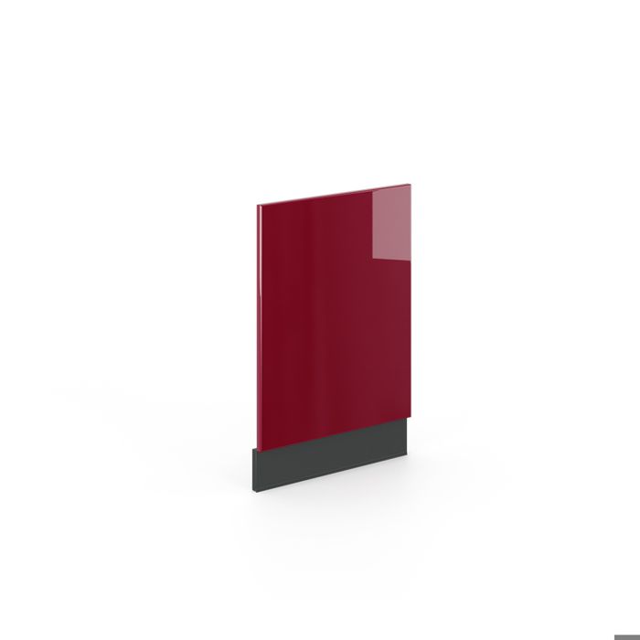 Façade Fame-Line 45cm sans PT Rouge bordeaux Haute brillance/Anthracite Vicco 35135