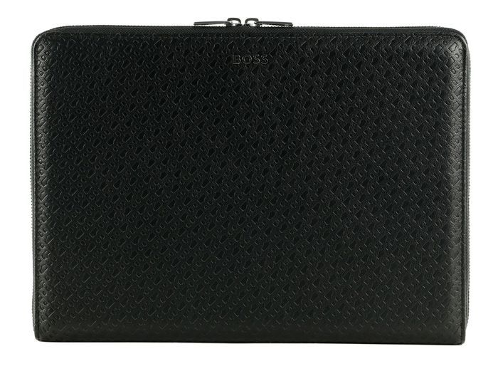 HUGO BOSS Cartable Monogram Conference Folder M Noir pour femme et ...