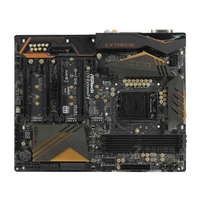 Carte mère ASRock Z170 Extreme7+ Intel Z170 LGA 1151 4xDDR4 64GB ATX - Asrock