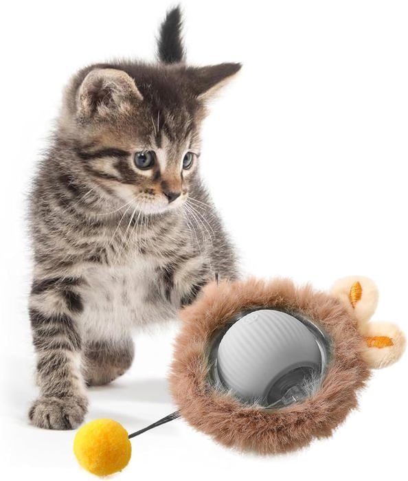 Comparer les prix de Jouet interactif pour chat,Balle pour chat d'intérieur,Jouet pour chat adulte,Balle intelligente pour chats,Détecteur de mouvement