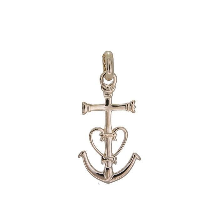 pendentif petite croix de camargue ou camarguaise ou en plaqué or véritable pour homme ou femme pendentif petite croix de camargue ou camarguaise ou en plaqué or véritable pour homme ou femme
