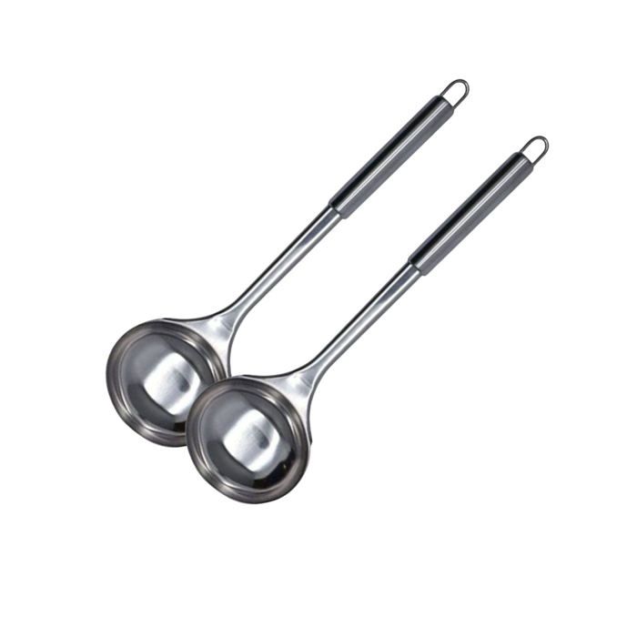 Lot De 2 Louches à Sauce En Acier Inoxydable Avec Bec Verseur - Louche