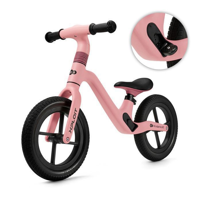 HUOLE Draisienne Vélo Enfant 1 An - 3 Roues Premier Vélo Sans Pédales 12-36 Mois - Rose - Cadeau Anniversaire Cadeau Anniversaire Vélo Enfant