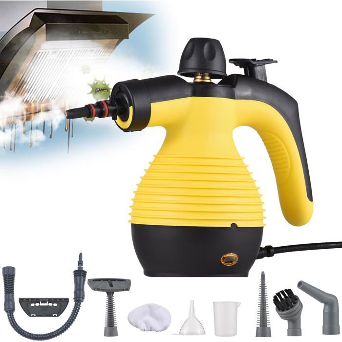 Nettoyeur vapeur portatif - ULISEM - OmePS - 1200W - 9 accessoires - Sécurité enfant - Ulisem