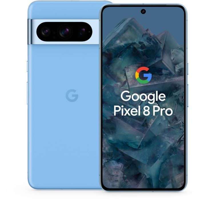 Smartphone Google Pixel 8 Pro Bleu 6.7 5G Single SIM US Version Compatible avec les opérateurs français