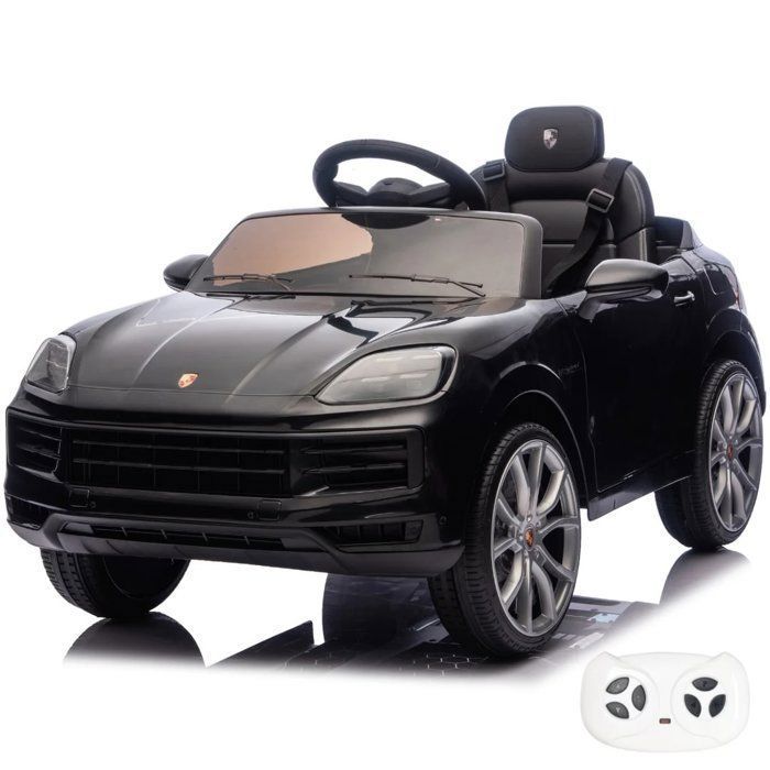 Voiture Électrique pour Enfants - Porsche Cayenne - 12V - 1 à 5 ans - Noir