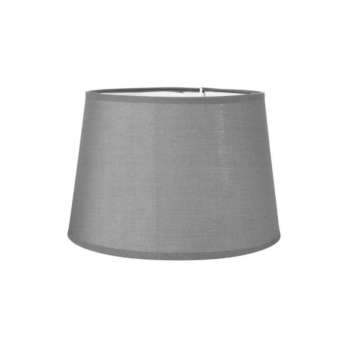 Abat-jour - OSTARIA - Rond étroit - Gris clair - Diamètre 27 cm - Intérieur/Scandinave