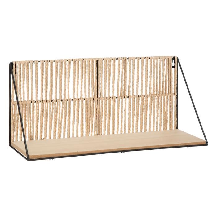 Étagère murale Sofia 48 x 21 cm corde et métal Atmosphera for Kids