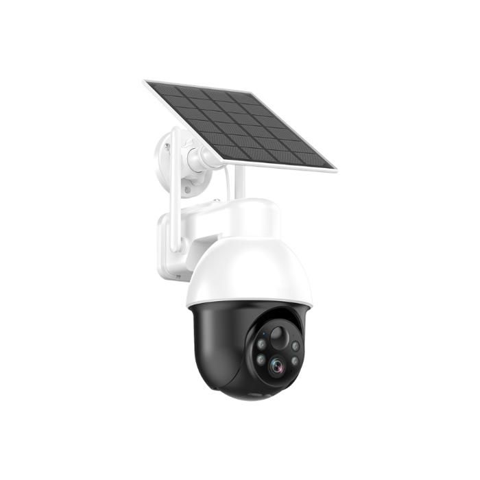 Daewoo W512MW Caméra extérieure solaire autonome WiFi Panneau solaire inclus Détection mouvement Vision nocturne couleur