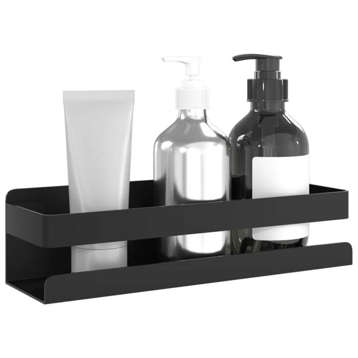 Etagère de rangement Noir SWEETY Étagère de douche noir mat acier inoxydable 304 brossé CL66347621548