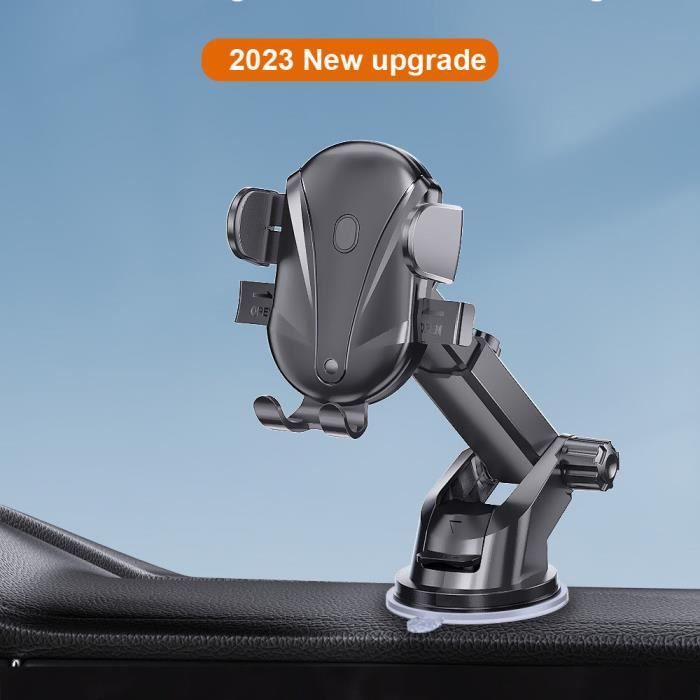 Support Voiture Universel 360° Pour Tablette Et Téléphone - Ventouse Pare-Brise Et Tableau De Bord 4 à 12 Pouces