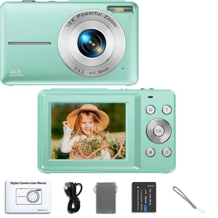 PIC 4-Appareil photo numérique pour enfants, caméscope avec n'aime 16x,  appareils photo compacts, 1080P, cam - Cdiscount Jeux - Jouets