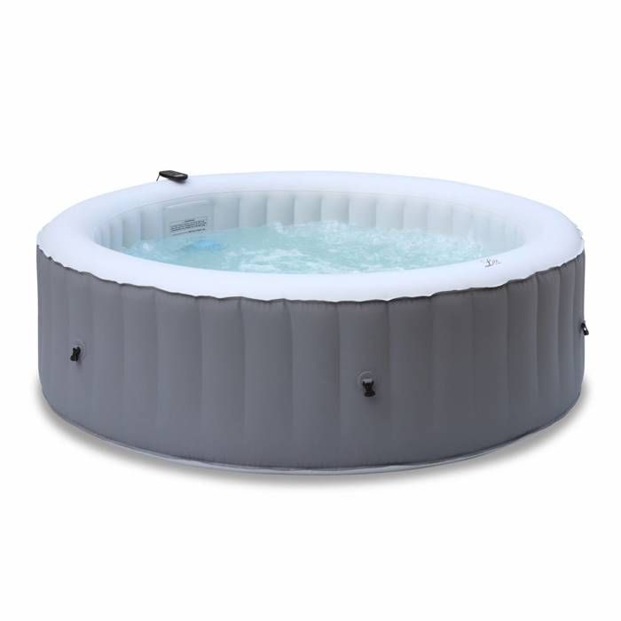 Consommation Spa Gonflable Spa Mspa Gonflable Rond Kili 6 Gris Jacuzzi 6 Personnes Rond