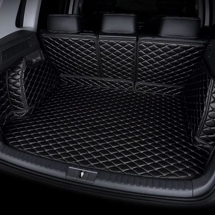 Tapis de coffre de voiture entièrement fermé tapis en cuir pour Hyundai Santa Fe (type TM) SUV 2018 - 2023