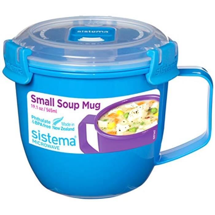Sistema Lot de 3 tasses pour soupe a emporter Couleurs assorties 