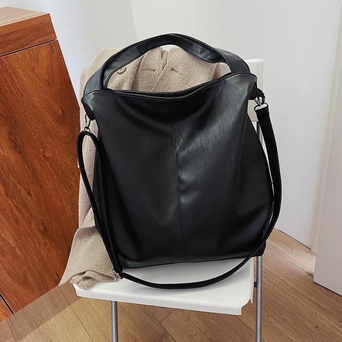 Sac cuir souple new arrivals noir