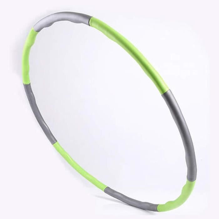 Hula Hoop Lesté Amovible Pour Exercice Et Perte De Poids - Acier Et Mousse - Poignées Réglables