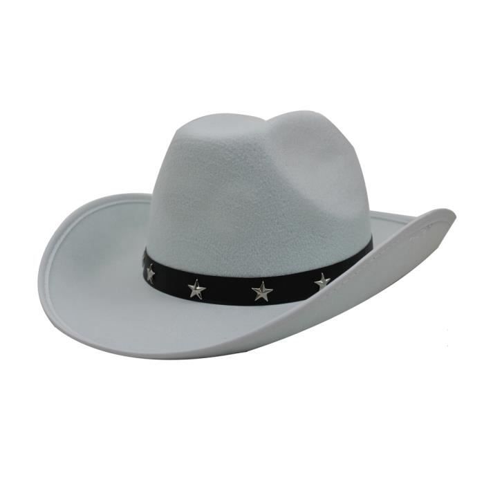 Chapeau de Cowboy en feutre, chapeau Chic et à la ... - Grandado