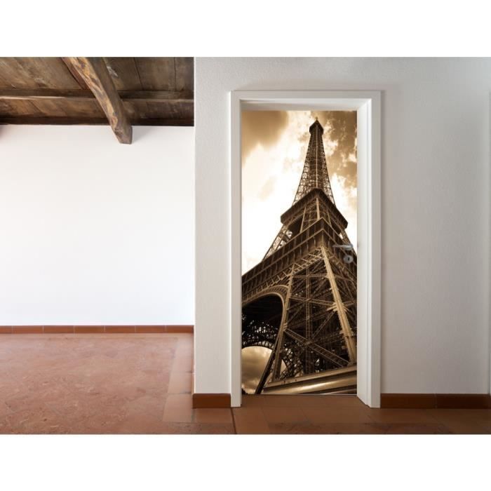 SJKstore 3D CréAtif Stickers Porte Tour Eiffel Art Decor,ImperméAble Amovible Ne Se Fanent Pas Door Sticker,Autocollants Porte Chambre Cuisine Placard 77x200cm SJKstore 3D CréAtif Stickers Porte Tour Eiffel Art Decor,ImperméAble Amovible Ne Se Fanent Pas Door Sticker,Autocollants Porte Chambre Cuisine Placard 77x200cm