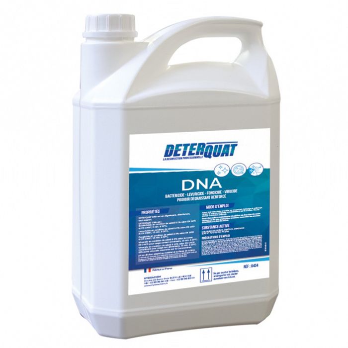 Dégraissant désinfectant alimentaire - Deterquat DNA - Bidon de 5L -