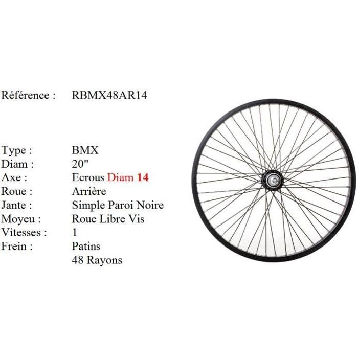 Dimension roue best sale 20 pouces
