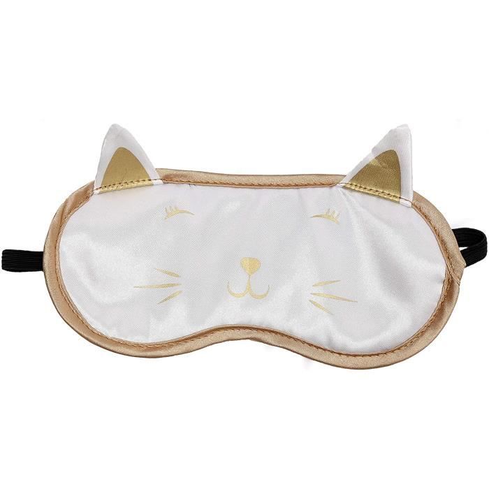 Sommeil Et Ronflements Masque De Nuit Masque De Sommeil Theme Chat 4075 Achat Vente Masque De Voyage Cdiscount
