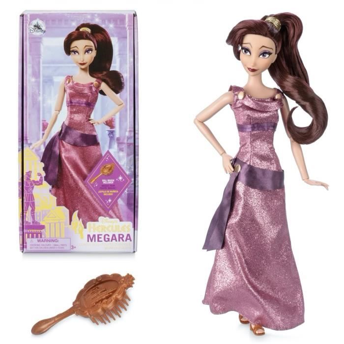 Poupee Disney Megara Hercule avec brosse Cdiscount Jeux Jouets