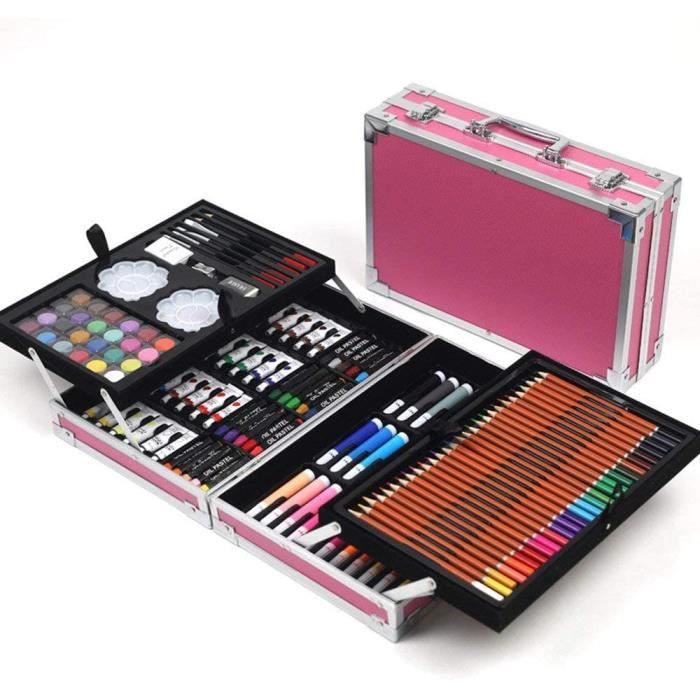 LIFKOME 10pièces Pinceaux Aquarelle Huile Kit de Stylos pour Dessin et Peinture Accessoires pour Débutants et Professionnels