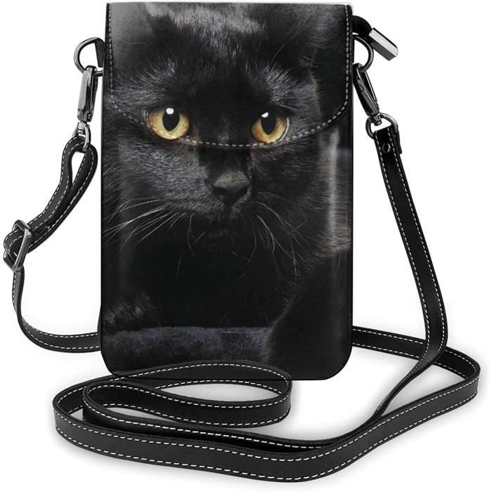 Sac bandoulière shop motif chat
