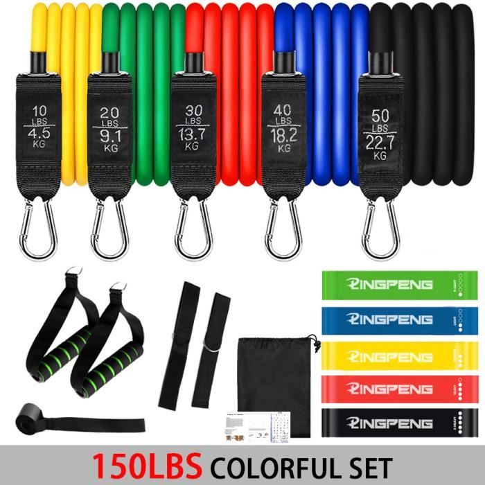KIT DE BARRE PILATES - AVEC ÉLASTIQUE – Cardio Sport MJ
