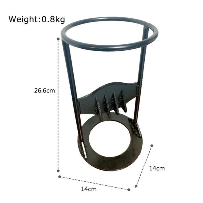 Poêle à Bois Jack Pour Tente - Chauffage D'appoint Portable Avec Tuyau - Camping Hiver