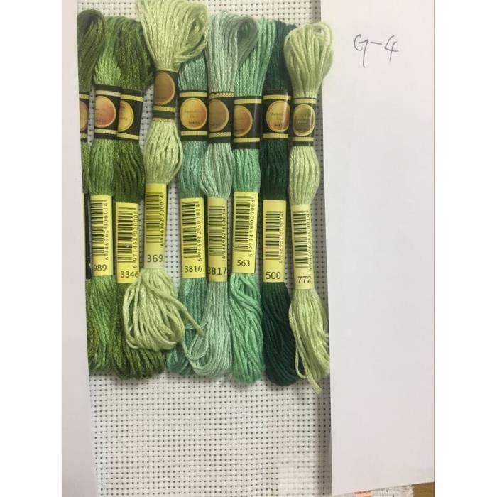 PAXCOO Lot de 276 fils à broder comprenant 210 couleurs de fil à coudre