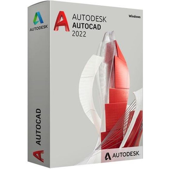 Logiciel – Autodesk – AutoCAD 2022 – Version complète – Windows 10 – Téléchargement