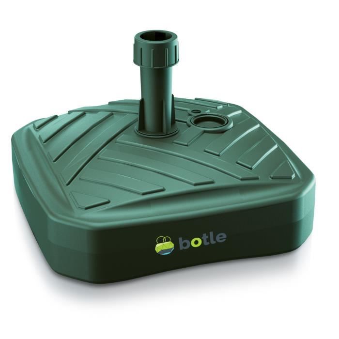 Botle Parasol Pour Le Jardin - Matériau : Polyester/TNT Non Tissé/acier - Couleur : Thème Touristique - Plage - Facile à Plier - Fonction De Freinage - Moderne Et Fonctionnel, Rouge Et Blanc., D 135