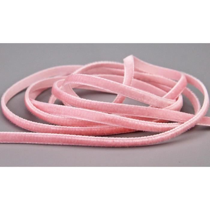 Zerone Ruban Décoratif Rose De Dentelle Motif De Vague En Nylon Garniture Décorative Fournitures
