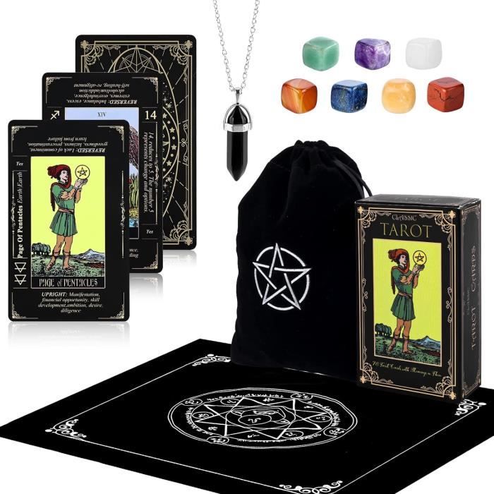 Witchy Cauldron – Jeu De Tarot & Oracle Pour Débutants En Français + Guide Complet