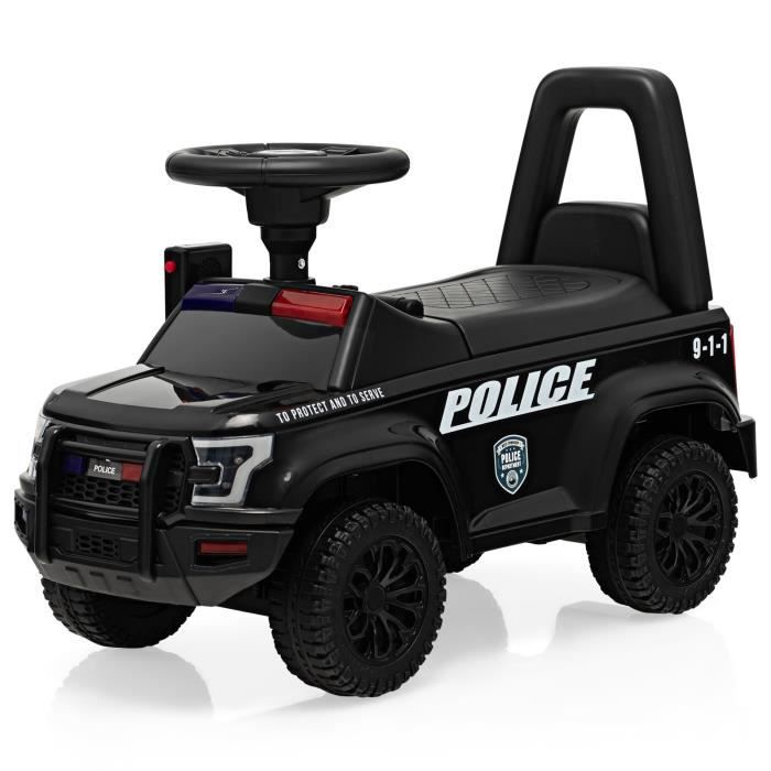 LUNA Enfants 360 Degrés Jouet Voiture De Police Électrique Jouet Voiture  Musique Lumière Enfant Cadeau Voiture De Police Modèle De Voiture Jouet 