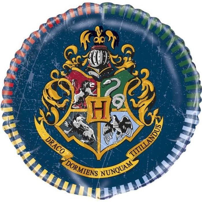 Amscan Ballon Super Shape Harry Potter – 48 X 78 Cm, Gonflable Hélium, Décoration Poudlard | Fête Anniversaire Harry Potter