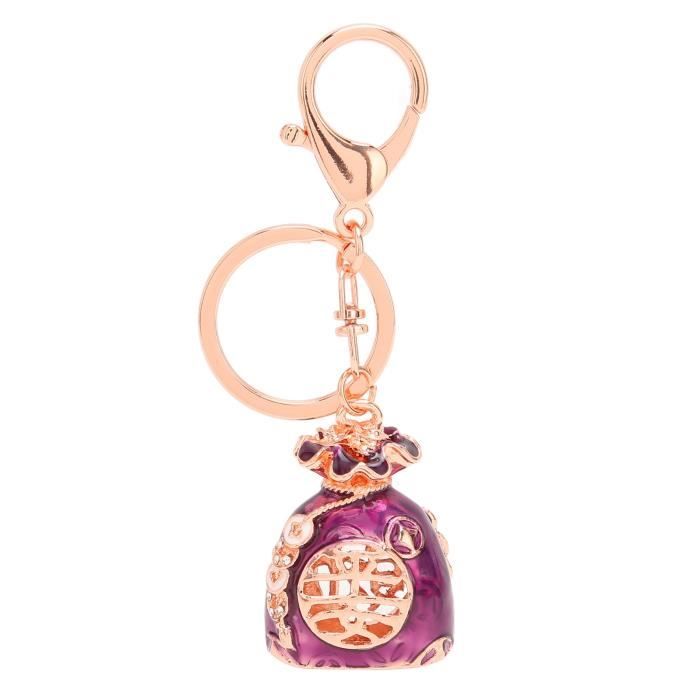 Porte-clés Porte-bonheur Année Du Cheval 2026 - Pendentif Caoutchouc Souple & Alliage - Cadeau Nouvel An Chinois - Couleurs Rouge/jaune