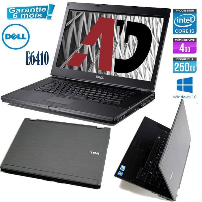 Top achat PC Portable Dell Latitude E6410 i5 Ram 4Go Hdd 250Go pas cher