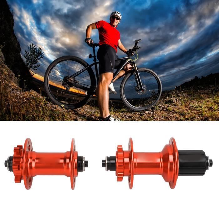 Paire De Moyeux VTT Avant/arrière 32 Trous - 6 Trous Disque - 8-11 Vitesses - Quick Release - Neuf