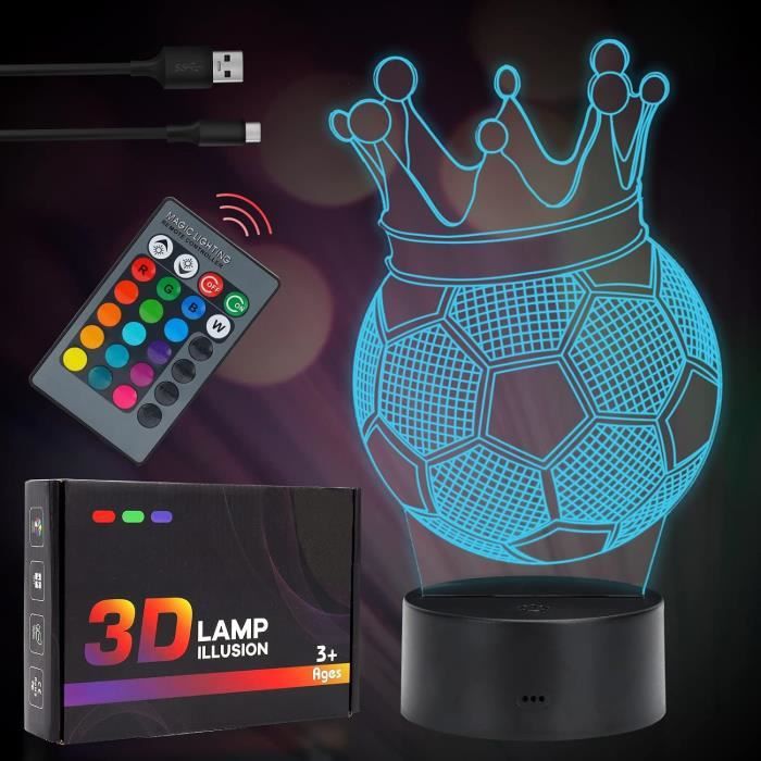 Lampe 3D Personnalisable Escarpin - 16 Couleurs, Nom/Message Gravés, Lampe D'Ambiance LED
