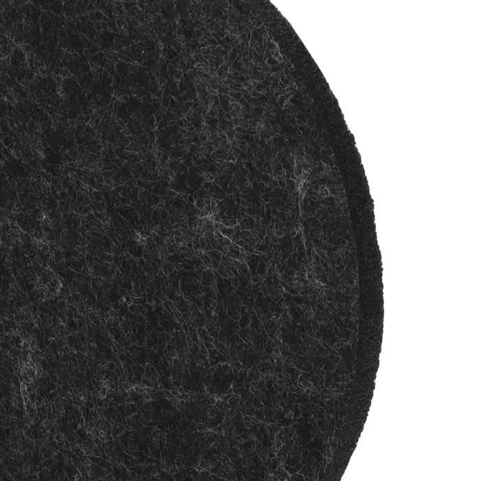 GLOWBAL Lot De 12 Sous-Verres Ronds En Feutre Premium – Marron Chic Et Absorbant – Protection Meubles Anti-Taches
