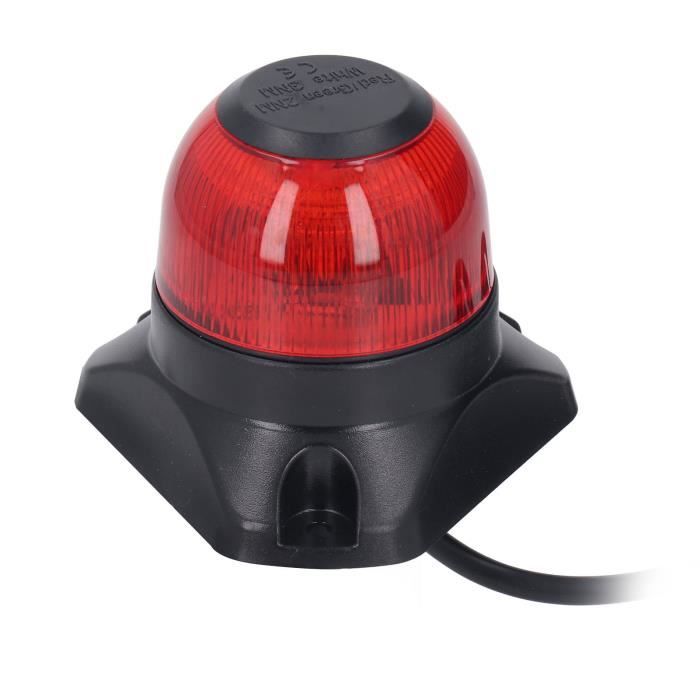 Feu De Signalisation Bateau LED 12V 24V 135° - Lampe Mât Navigation 3W IP66