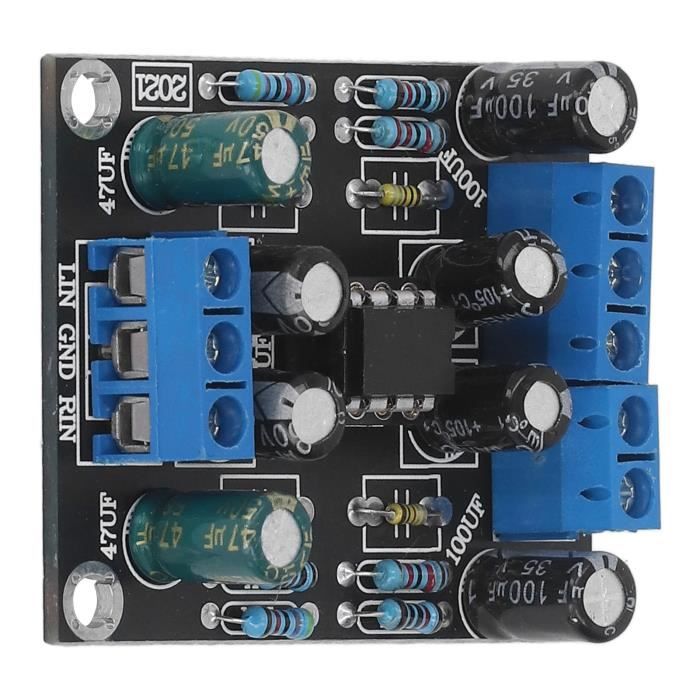 Carte Préampli Micro Avec Réverbération - Pour Karaoké, Home Studio - Compatible Micro Filaire Et Sans Fil