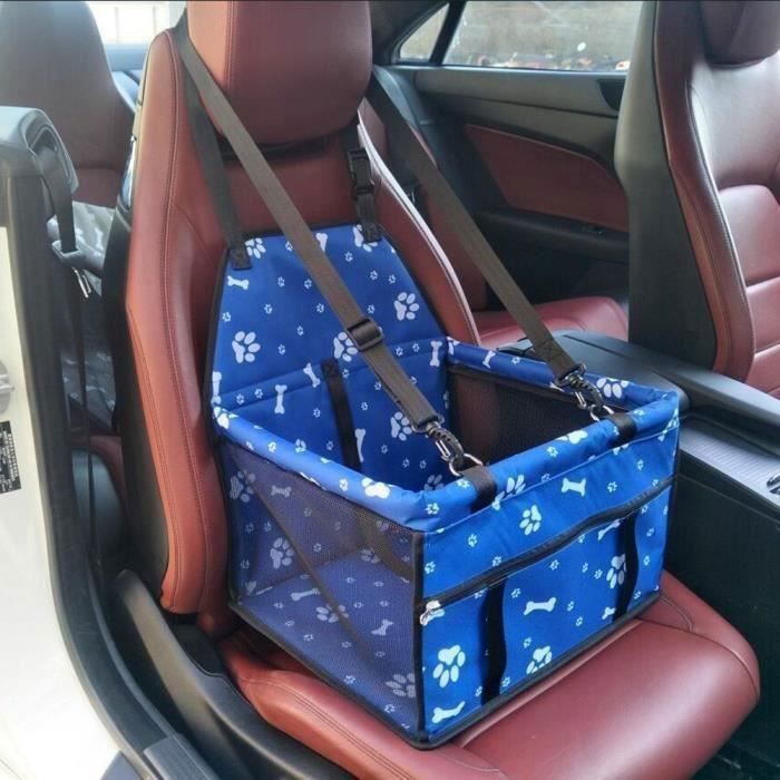 Comparer les prix de Sac Siège d'appoint de voiture pour Chien Chat Sac De Protection de Transport Portable Housse de Siège Étanche Respirant - Bleu