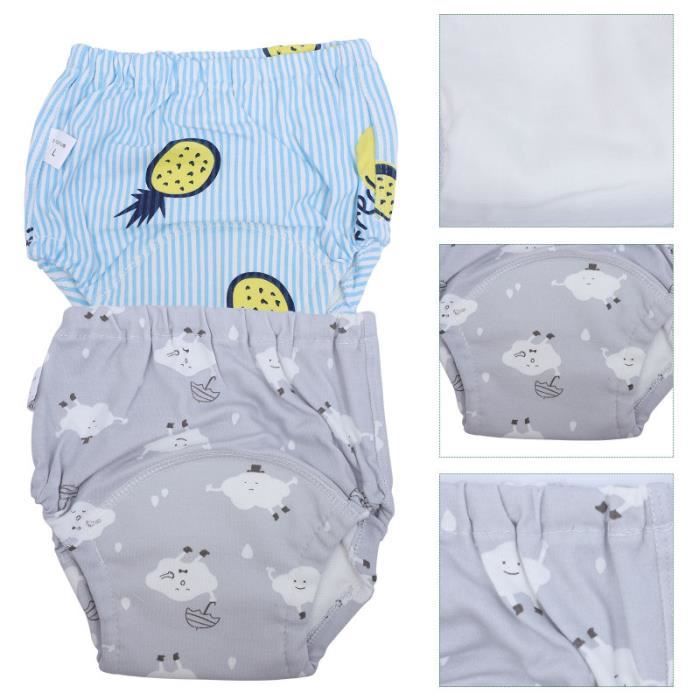 Lot 2 Culottes D'Apprentissage Imperméables Ifundom – Absorbantes & Respirantes – Taille L (4-12 Ans) – Nuit & Jour