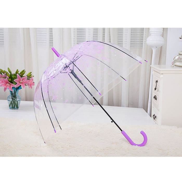 Parapluie Gabby's Dollhouse Bulle Automatique - 76 Cm De Diamètre, Transparent, Poignée PVC