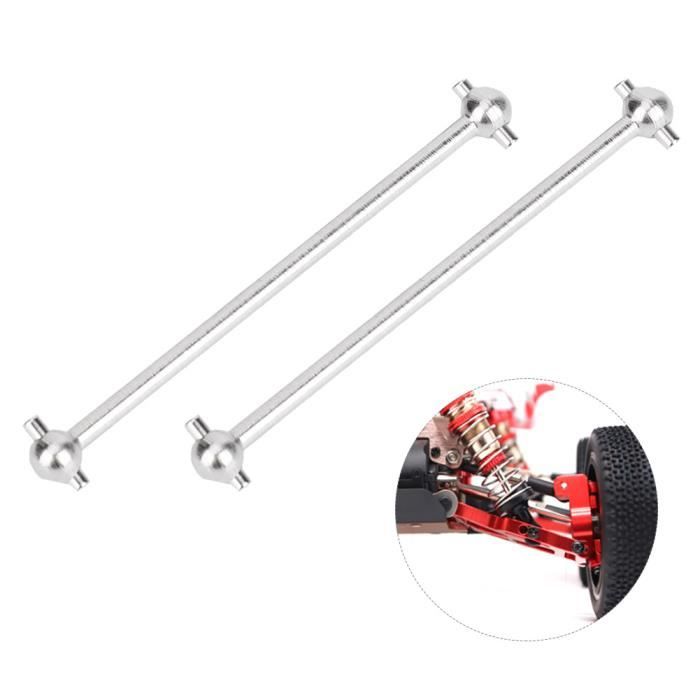 Arbre D'Entraînement En Métal CVD Pour Voiture RC WLtoys 12428/12423 1/12 - Pièce De Rechange Améliorée | Argent